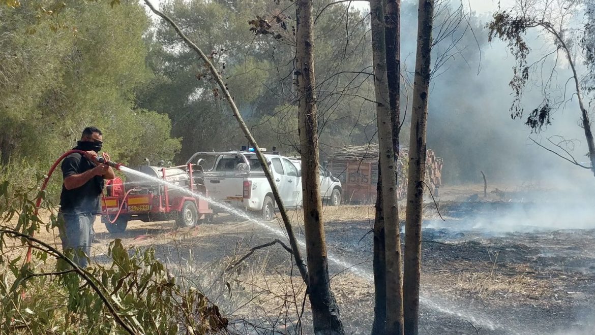 טרור העפיפונים: נזק כבד לחקלאים